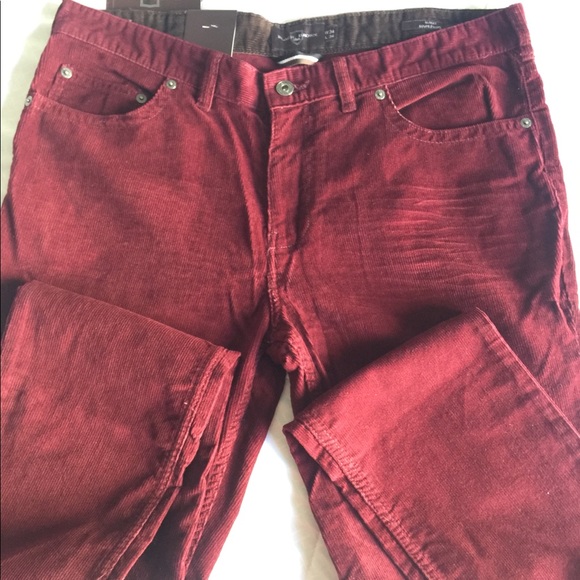 Black Brown Corduroy Slim fit Jean - Picture 4 of 9